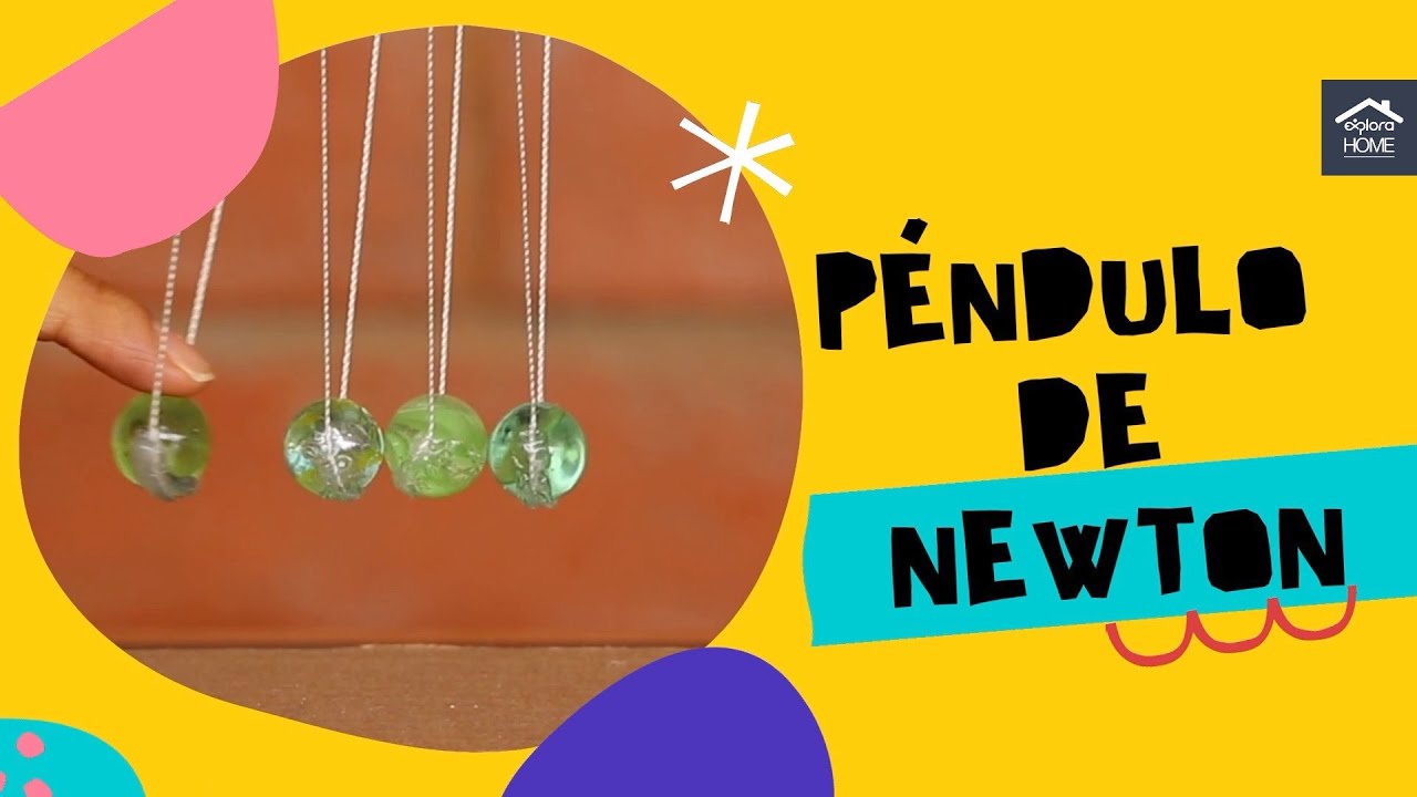 Cómo hacer un Péndulo de Newton // Actividades de ciencia para realizar en casa