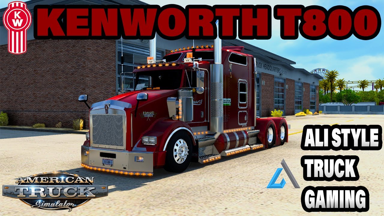 American Truck Simulator (v 1.48) Kenworth T800 Tuning Series Mega Tuning