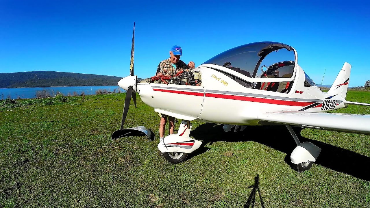 Light Sport Airplane Makes Emergency Landing on a Lakeshore