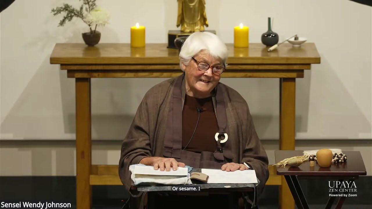 WPP 2026: Zazen & Dharma Talk: w/ Sensei Wendy Johnson
