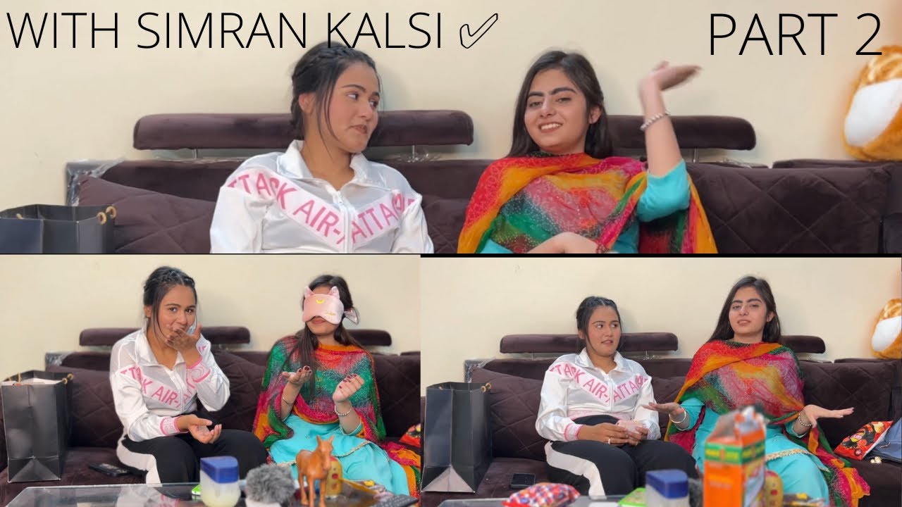 Guess the thing challenge with simran di || PART 2 || DILSHEEN KAUR || SIMRAN KALSI DI ||
