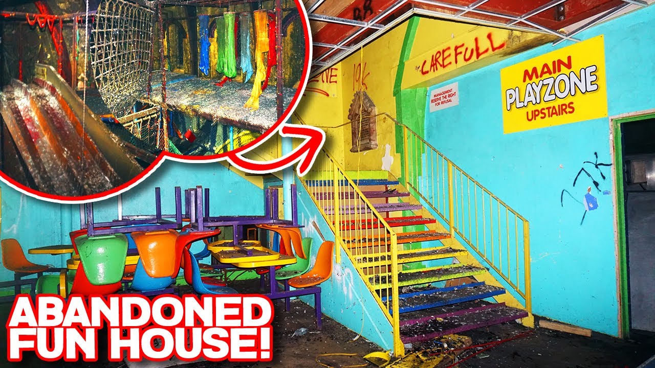 Devons Abandoned RAINBOW FUN HOUSE! *DANGEROUS*