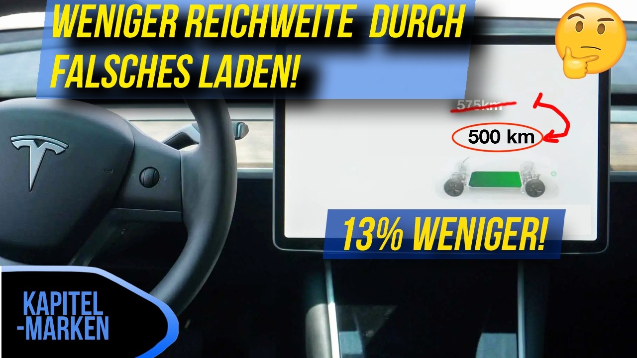 Tesla Model 3 und Y richtig laden! BMS Kalibrierung (Teslawissen #11)