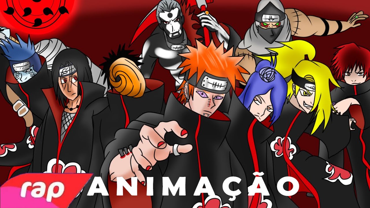 RAP DA AKATSUKI (7 Minutoz/Naruto) - VERSÃO ANIMAÇÃO
