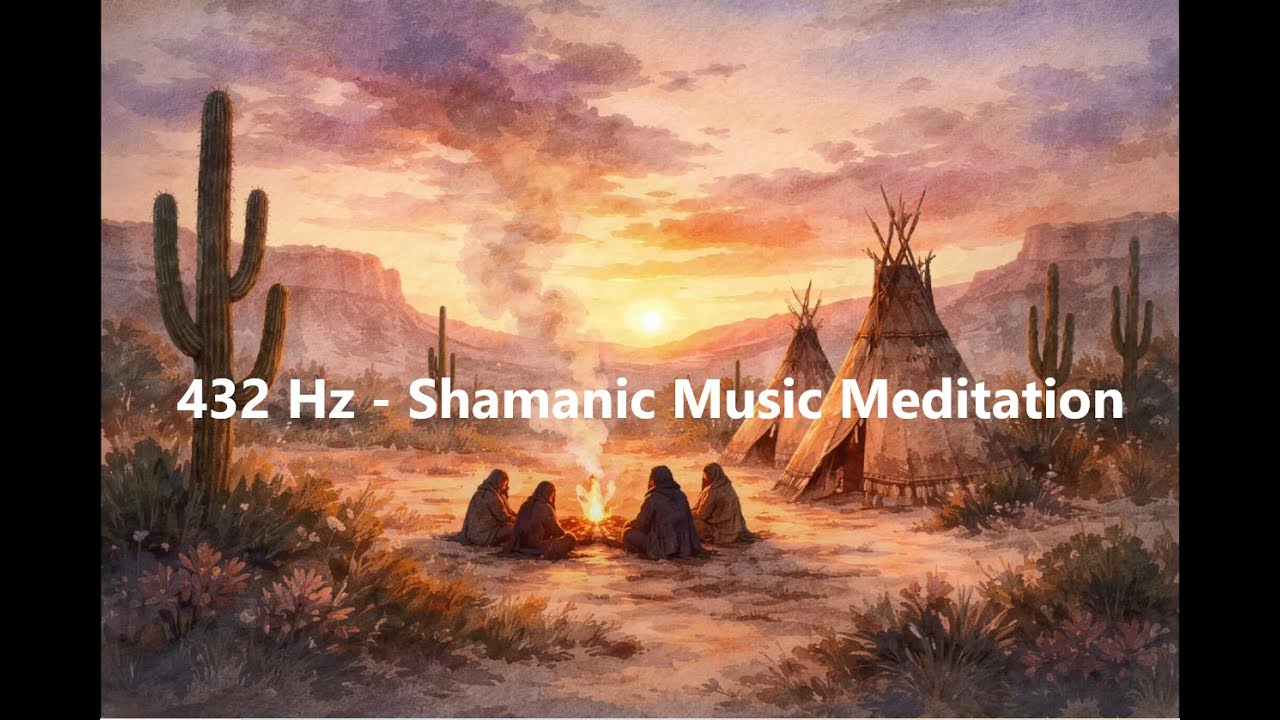 432 Hz Shamanic Journey – Native American Trance Music for Deep Meditation & Healing