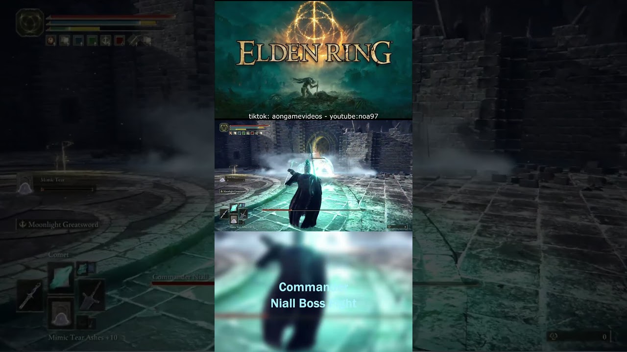 Elden Ring Commander Niall Boss Fight 