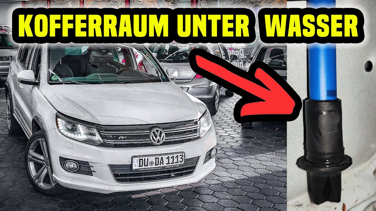 VW Tiguan Wasser im Kofferraum | Panoramadach undicht |