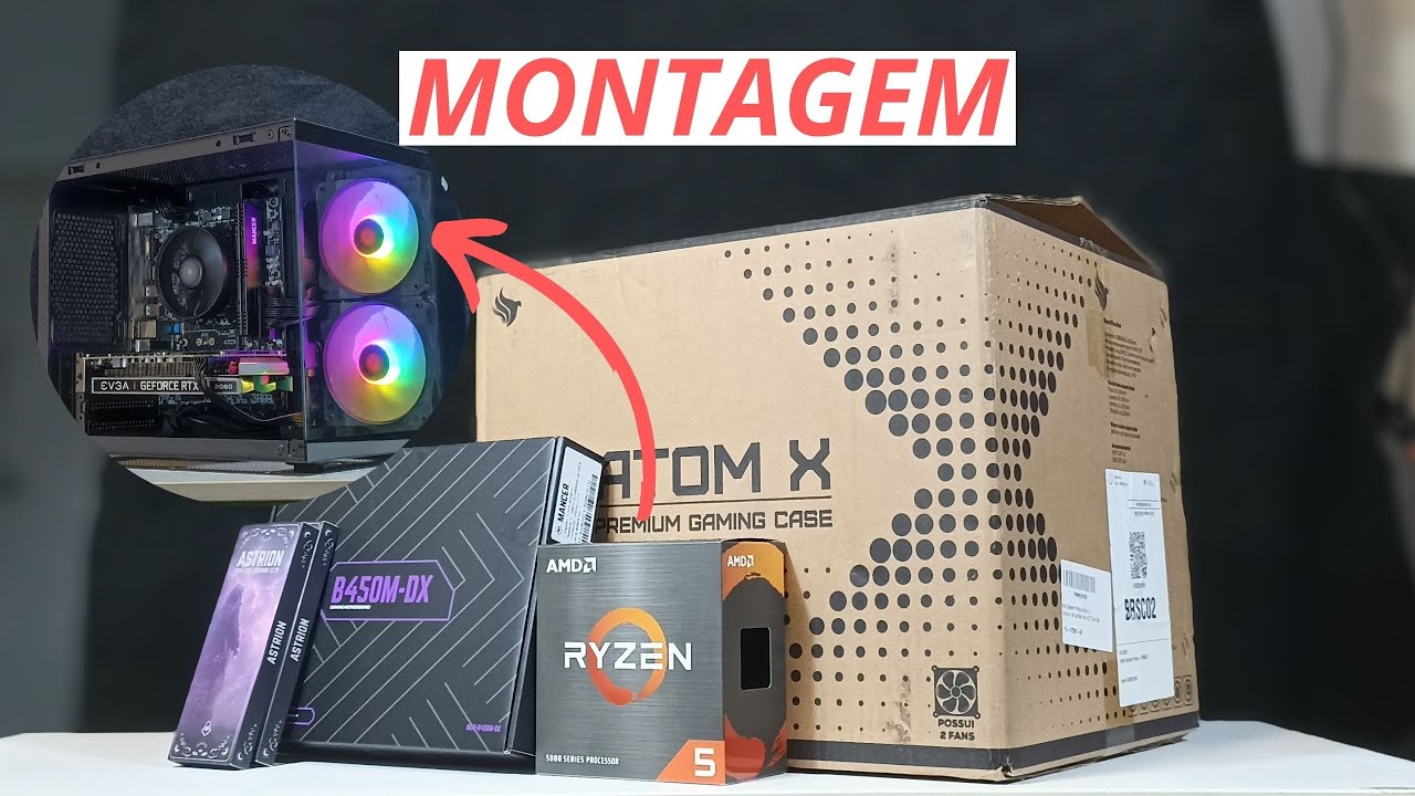 (VENDIDO) PC GAMER RTX 2060 RYZEN 5 5500 16GB RAM SSD