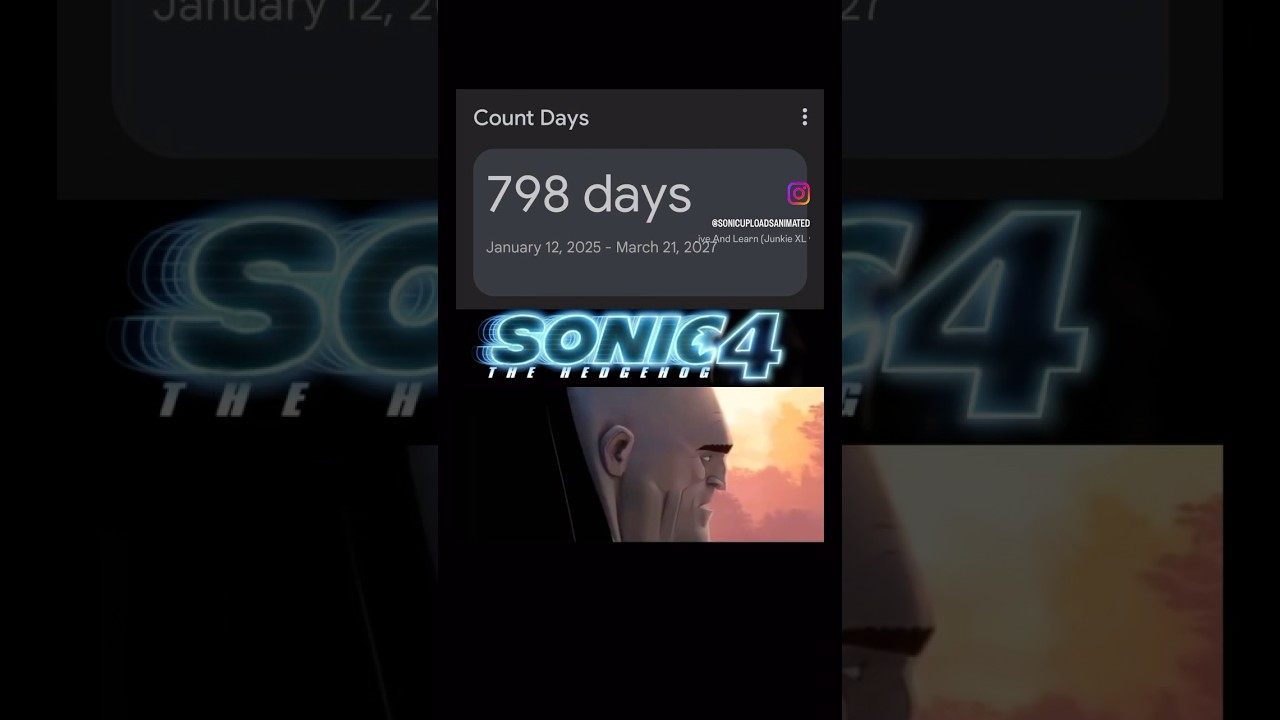 114 weeks like and follow if hyped for sonic 4 #sonicmovie #paramount #sega #countdown