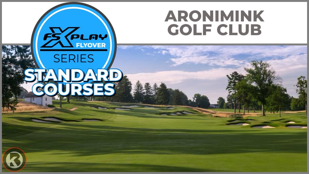 FSX PLAY Course Flyover - Aronimink Golf Club