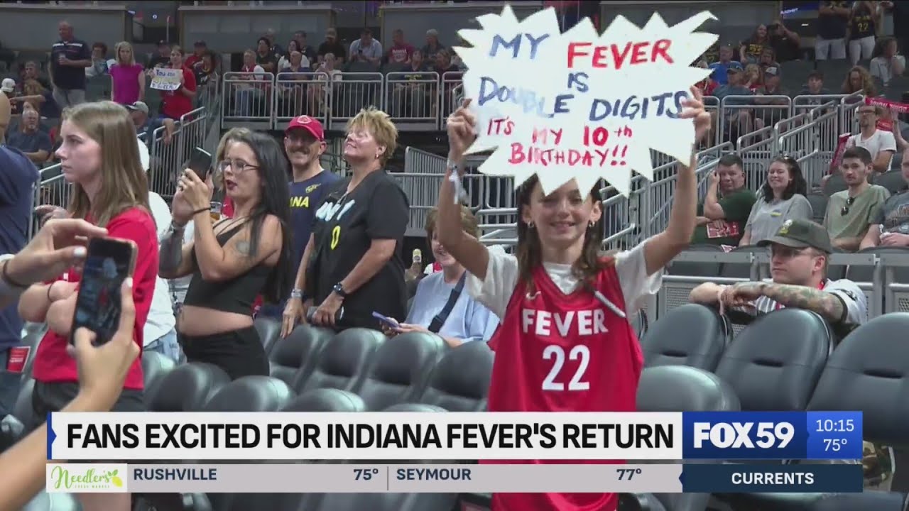 Fans stream into Gainbridge Fieldhouse to watch Caitlin Clark and the Fever