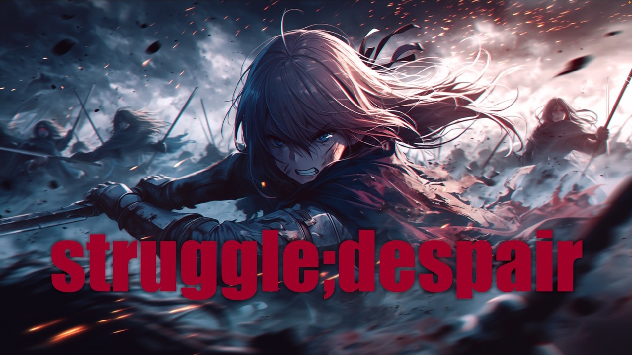 【フリーBGM】成功は望めない絶望的な撤退戦BGM「struggle;despair」【戦闘BGM : Battle Theme : サイバー : cyber : electrocore】