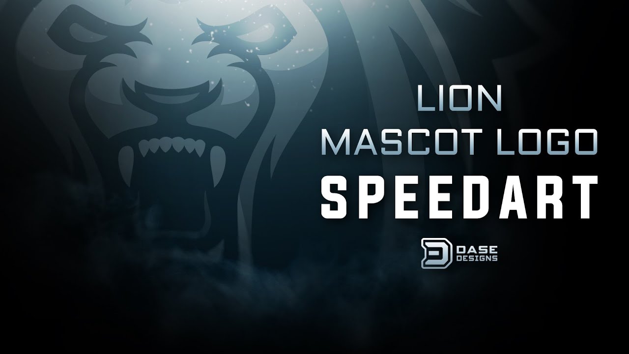 Lion Mascot Logo Design | Adobe Illustrator SpeedArt