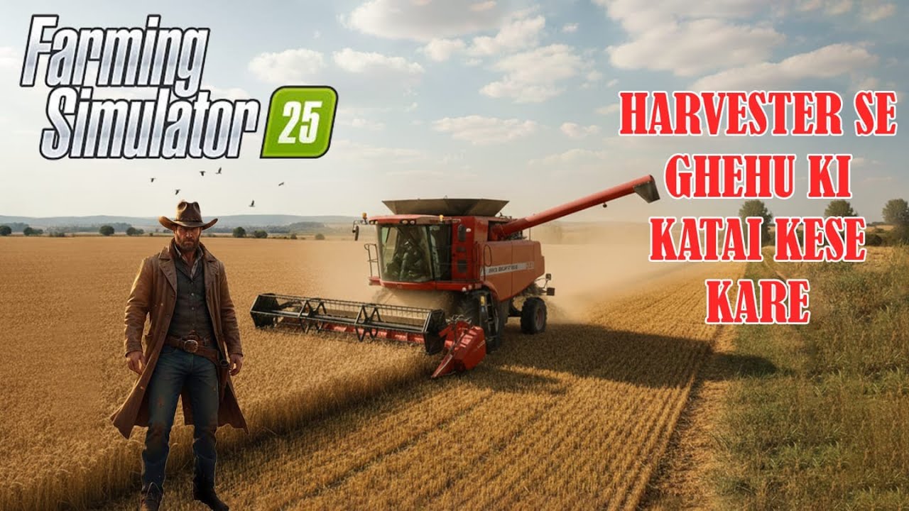 Farming Simulator 25: Wheat Harvesting Guide & Gameplay | Finally, Gehu Ki Kataai Shuru!