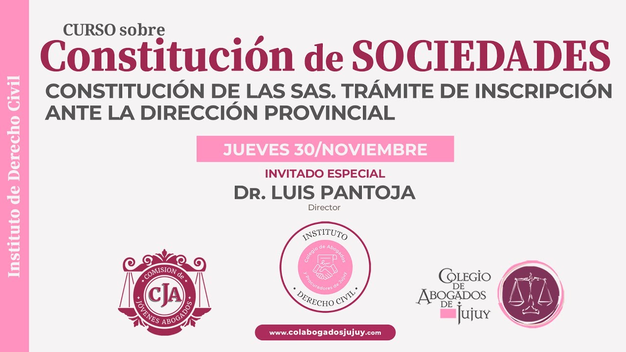 CONSTITUCIÓN DE SOCIEDADES: Constitución de las SAS. Trámite de inscripción