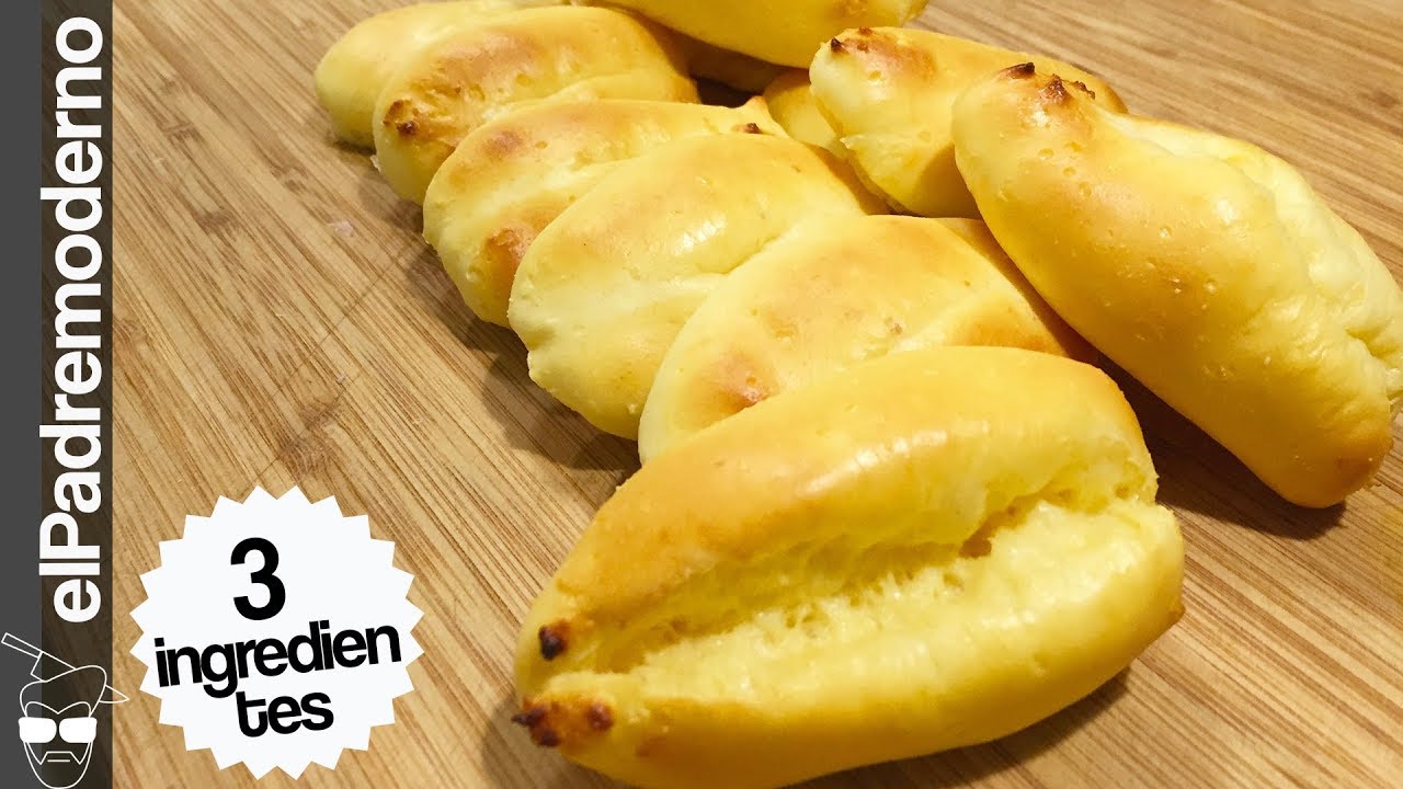 PANECILLOS de LECHE sin HARINA con solo 3 ingredientes