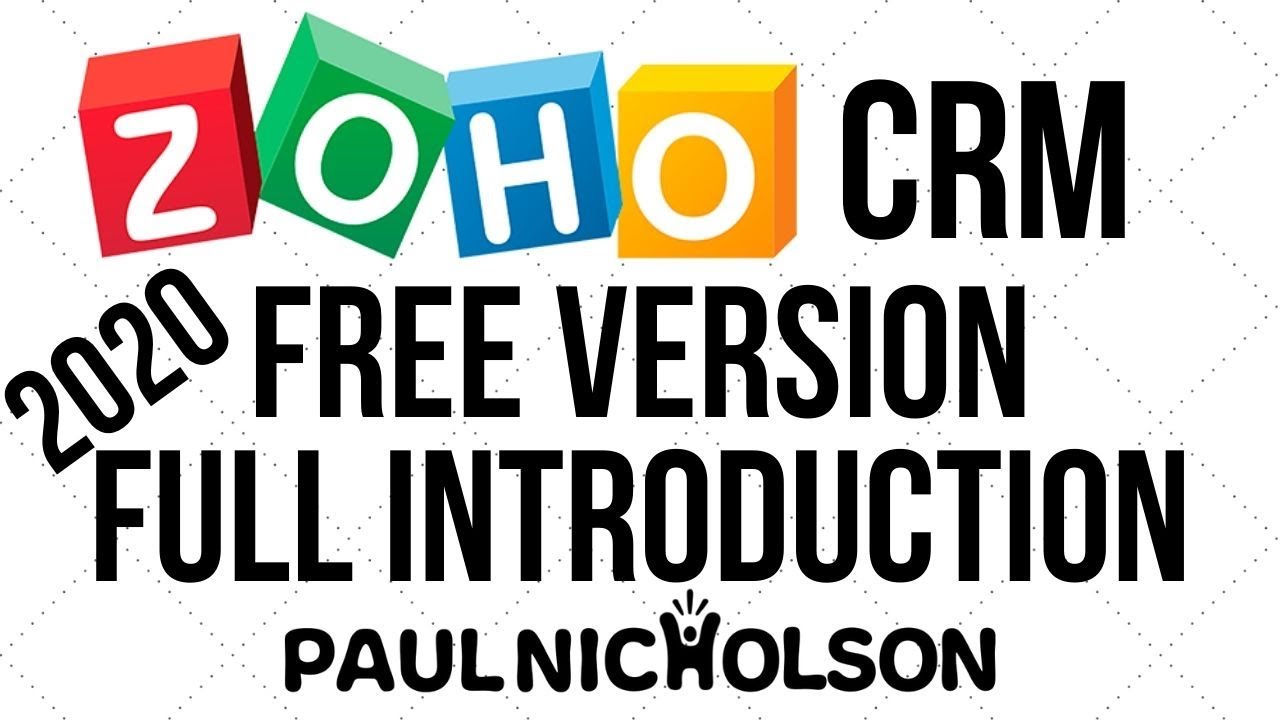 Zoho CRM 2020 Free Version Full Tutorial Deals Explained