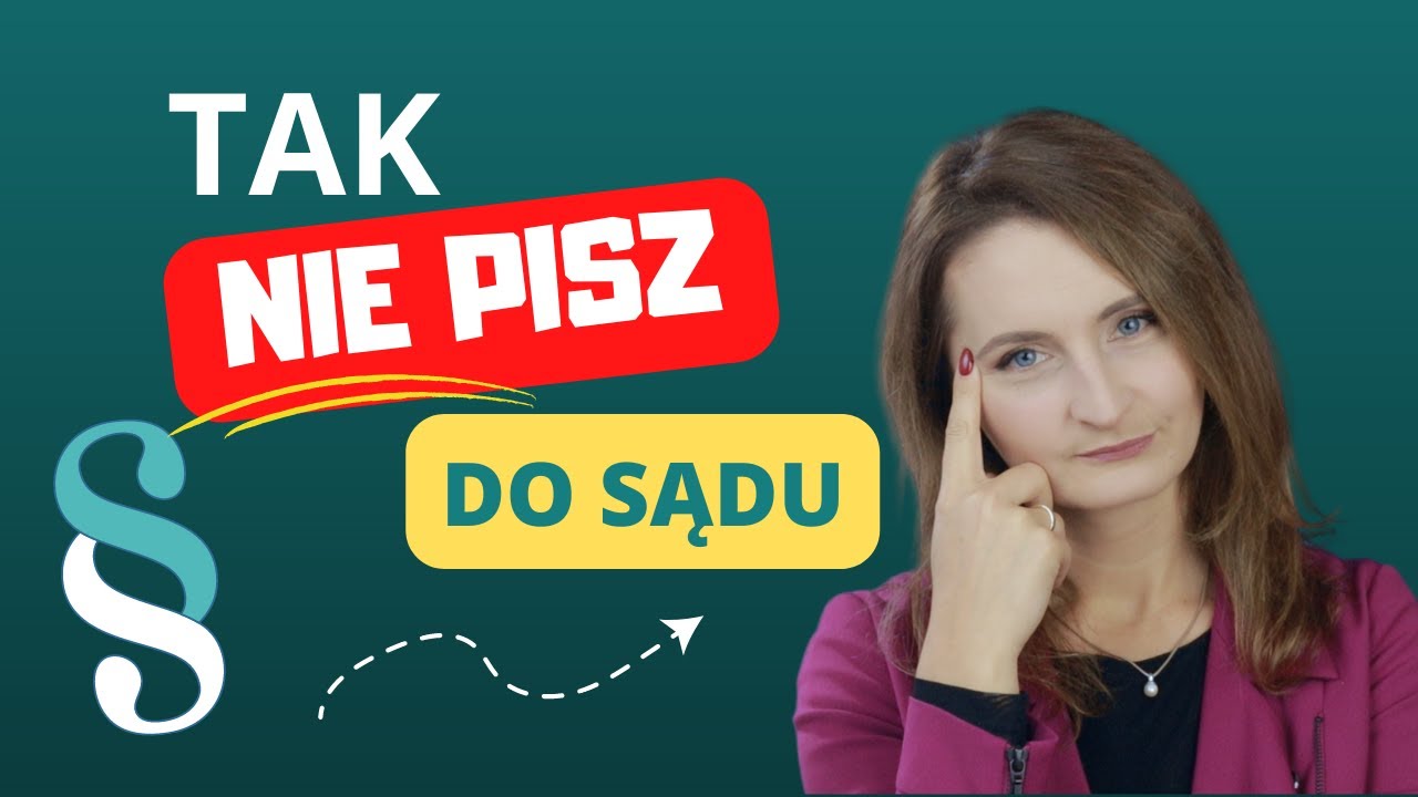7 błędów w pismach procesowych