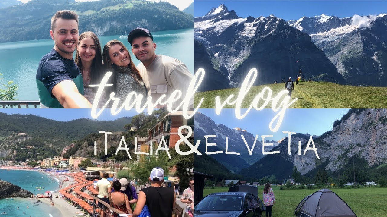 Cinque Terre & Elveția 🇨🇭 | Aventură cu cortul în Lauterbrunnen 🏕️