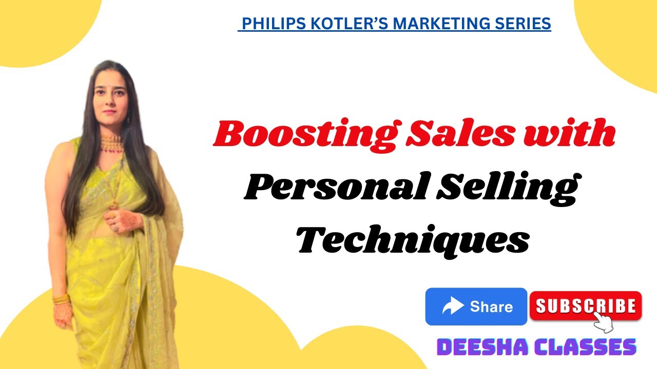 PERSONAL SELLING PROCESS WITH TECHNIQUES | HPSC PGT COMMERCE 2023, NET COMMERCE 2023, IBPS SO 2023