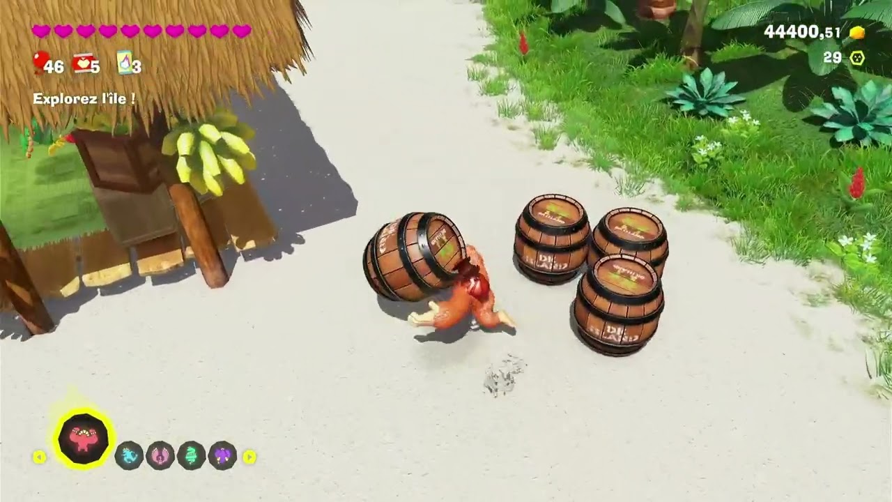Donkey Kong Bananza [#27] DLC L'île DK + Course aux Émeraudes 