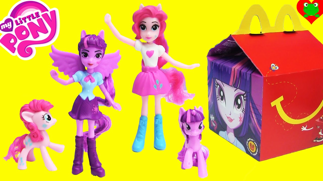 2015 McDonalds Happy Meal Toys with My Little Pony Equestria Girls