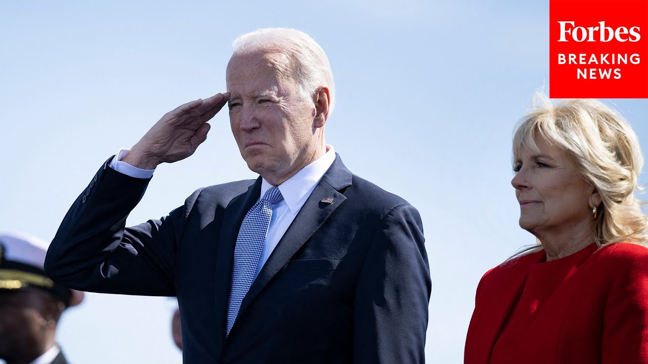 President Biden Introduces First Lady At Commissioning Of Nuclear Submarine USS Delaware