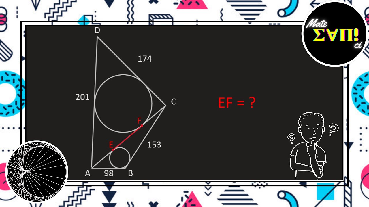 Quadrilatero convesso con 2 circonferenze - mateMATTIci