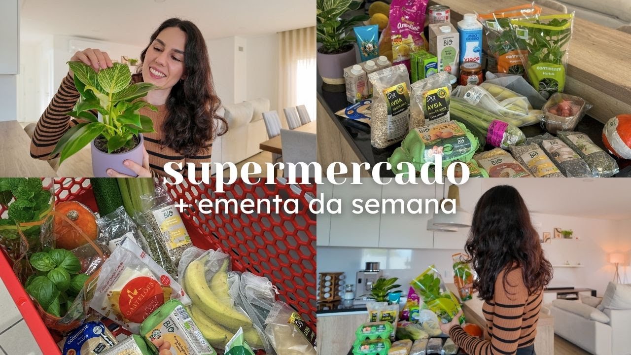Primeiras Compras de Supermercado do Ano + Ementa Semanal