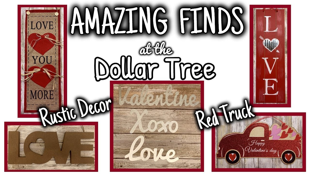 ALL the NEW VALENTINES DAY CRAFTING Items at the DOLLAR TREE | AMAZING FINDS