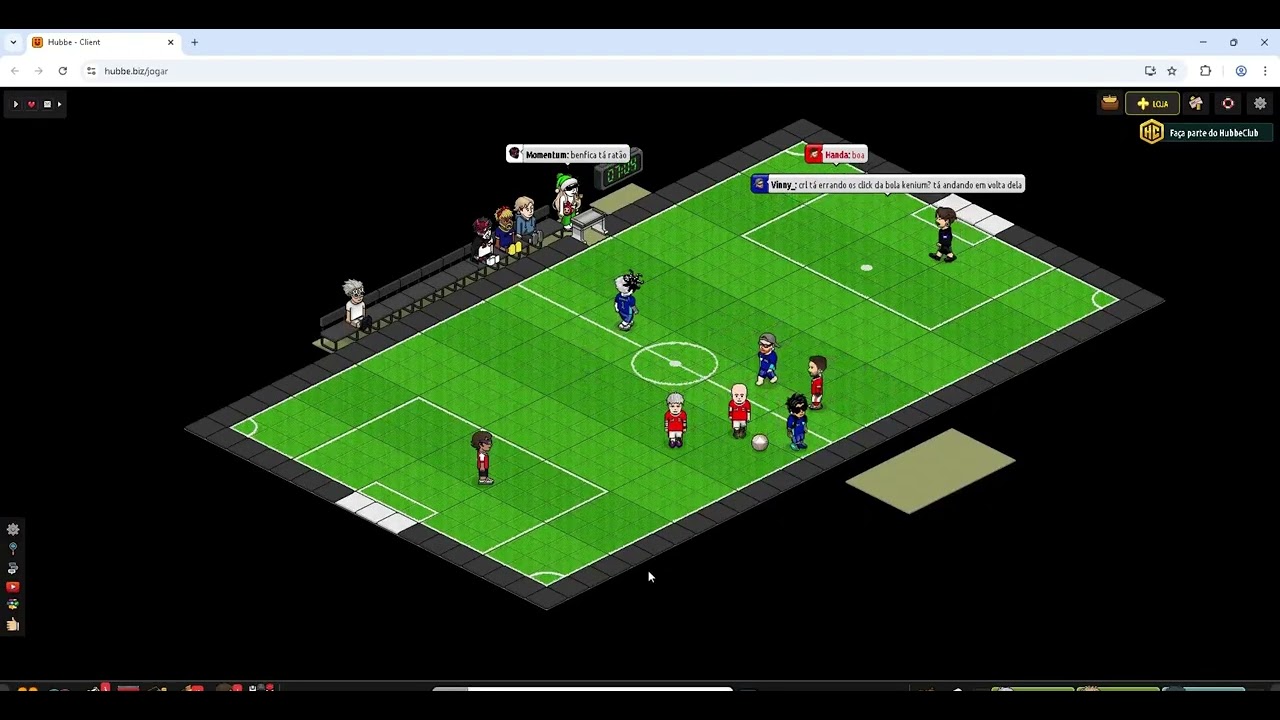 BENFICA AMISTOSO - HUBBE (HANDA, LARMEN, BANEGA, SNUFFY)