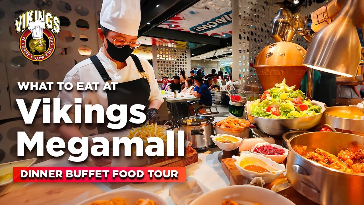 Food Tour at VIKINGS LUXURY BUFFET 2024 | SM Megamall Mandaluyong City【4K】
