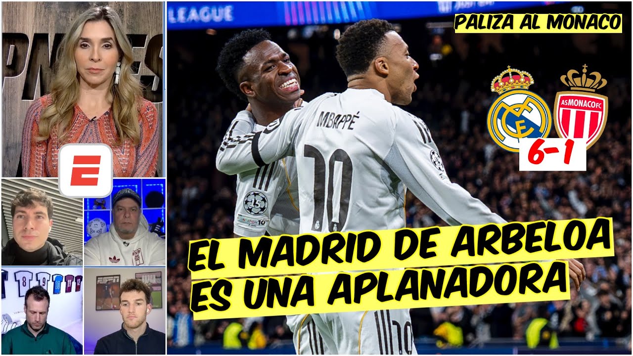 Real Madrid GOLEA al Monaco y VUELVE A SONREIR. Mbappé y Vinícius dieron un PARTIDAZO | Exclusivos