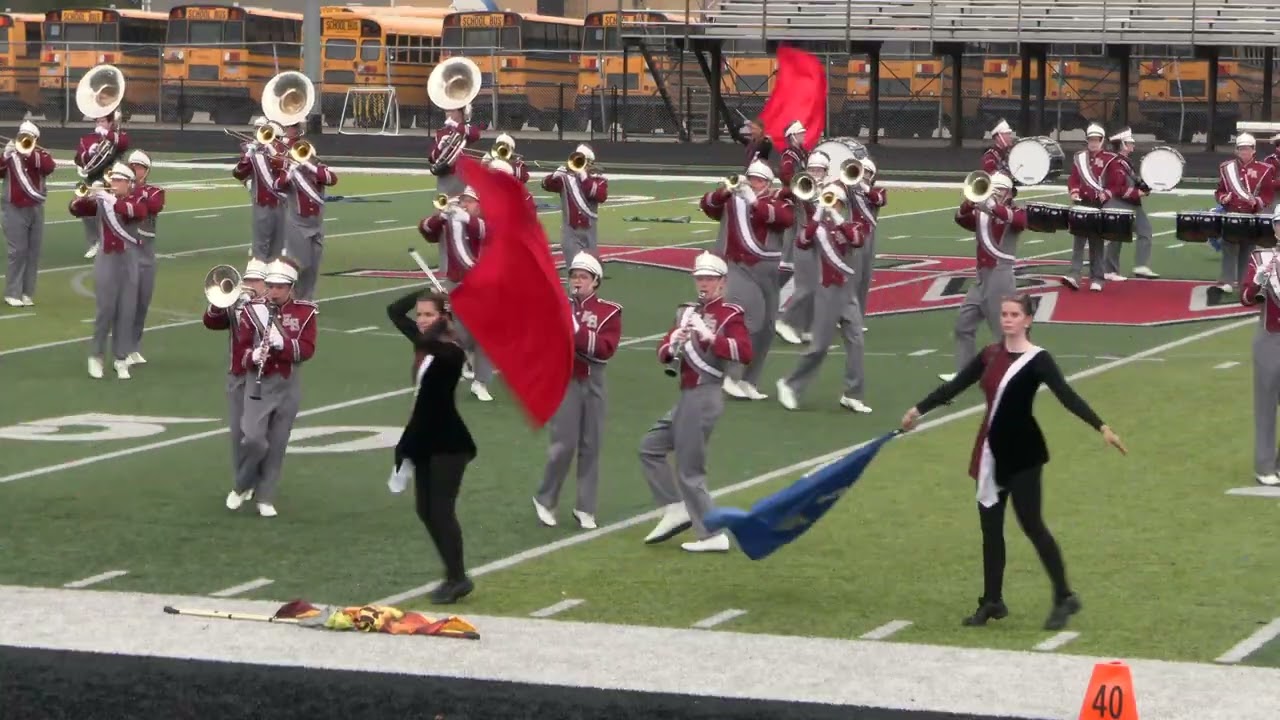 Eaton Rapids High School Marching Band at MSBOA 10/18/2025
