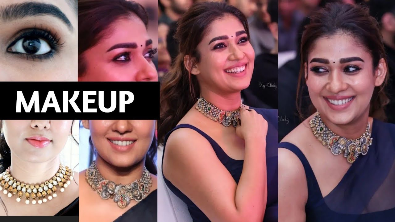 Nayanthara inspired makeup in tamil | nayanthara trending viral makeup look 2024 | smokey eye makeup