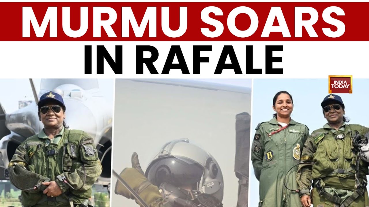President Murmu's Thrilling Rafale Sortie in Ambala | India Today News