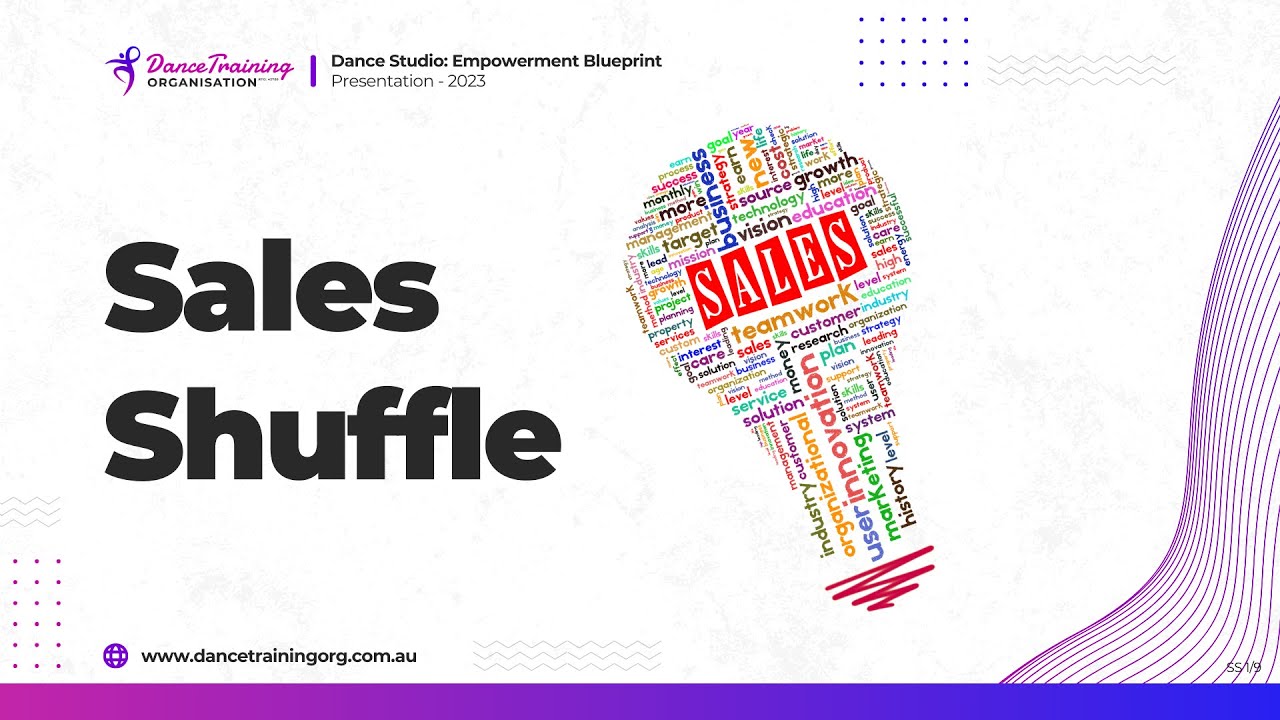 Sales Shuffle | Dance Studio Owners Empowerment Blueprint | Exclusive Online Event via Zoom