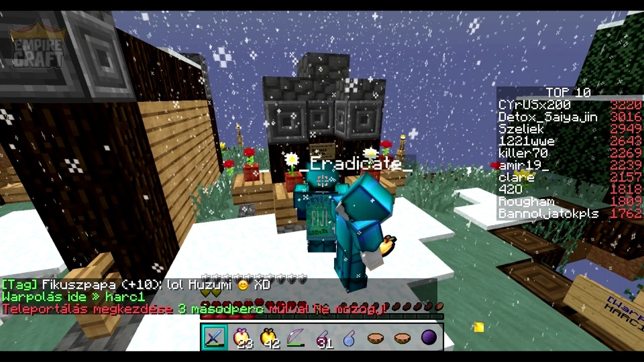 EmpireCraft SkyPvP kempelj&uuml;nk spawn alatt 1./w Detox_Saiyajin,killer70