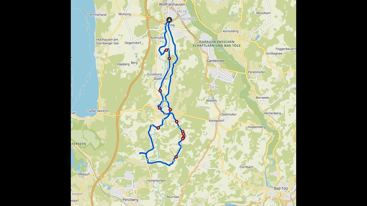 MTB Wolfratshausen, Loisach, Eurasburg, Beuerberg Soundtrack Dream Theater & Five Finger Death Punch