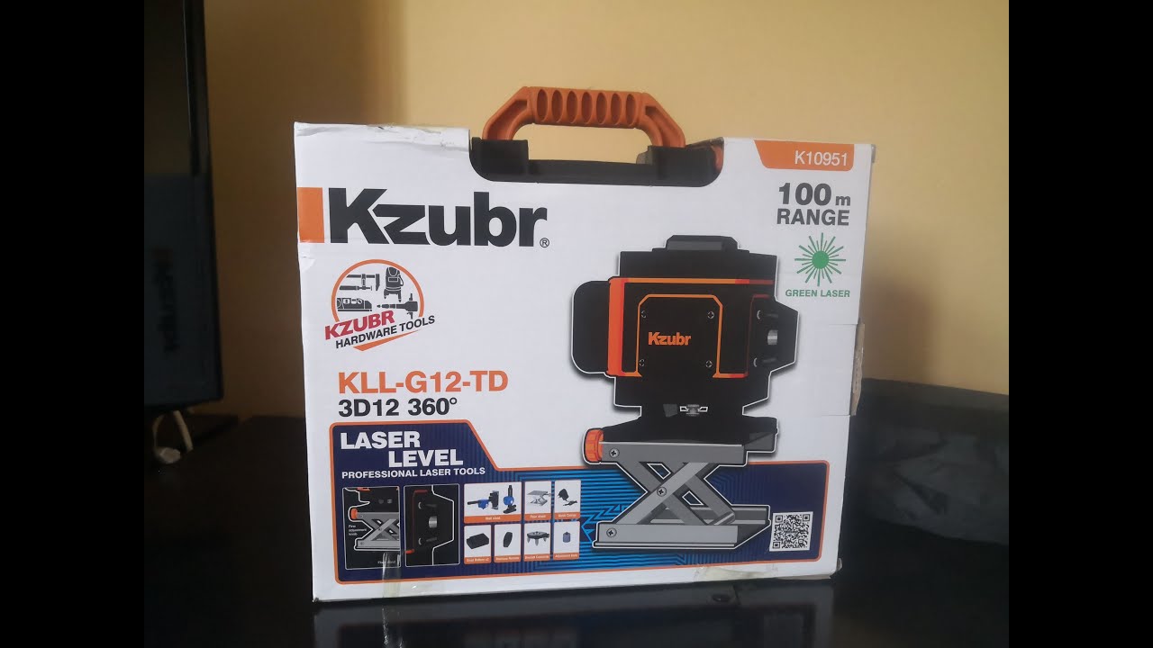 Kzubr 3D 12 360 laser level KLL-G12-TD