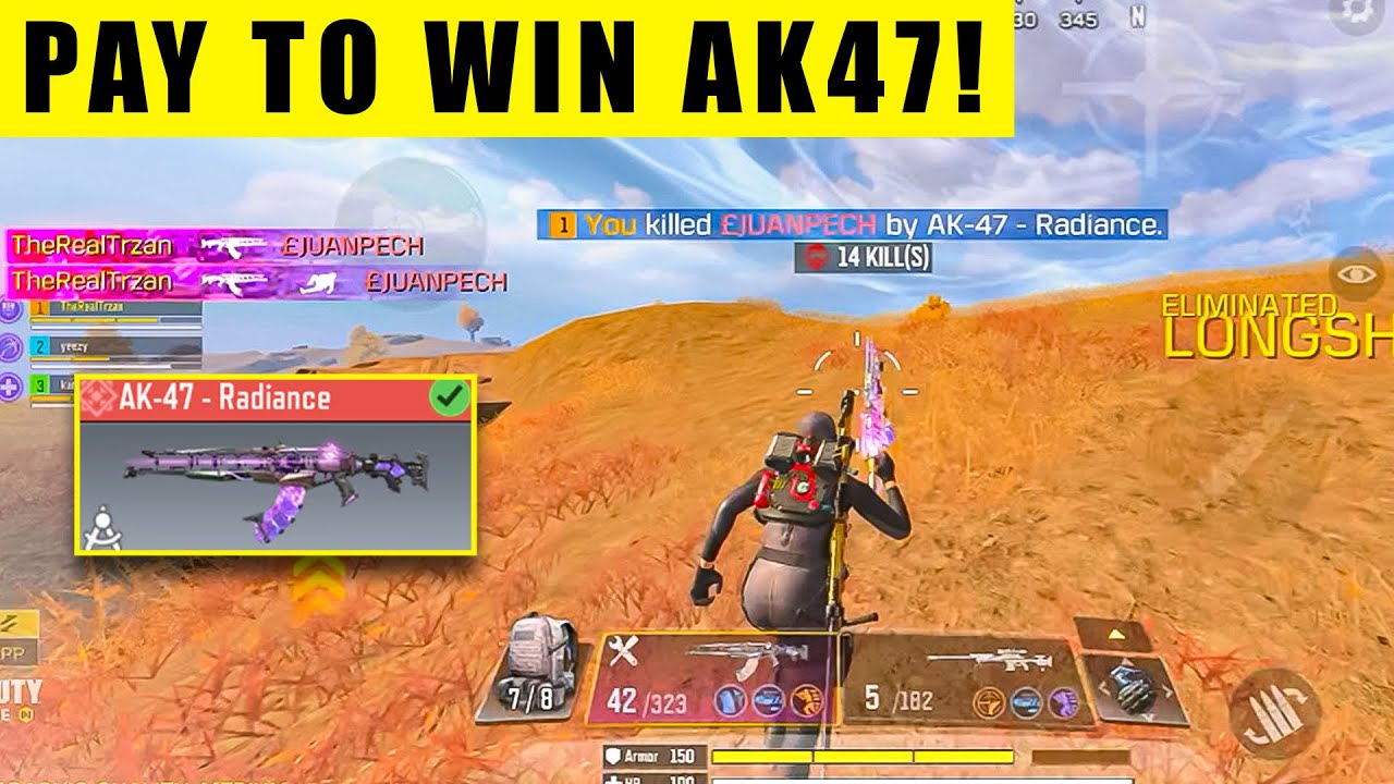 The BEST Pay To Win Gunsmith! (Mythic AK47) 🔥 | COD MOBIKE BR GAMEPLAY