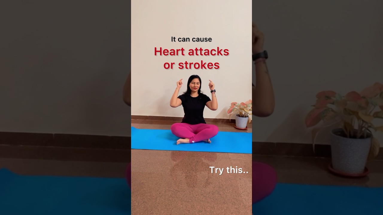 How to cure High BP with the help your yoga asana #bp #yoga #homeexercise #fitness