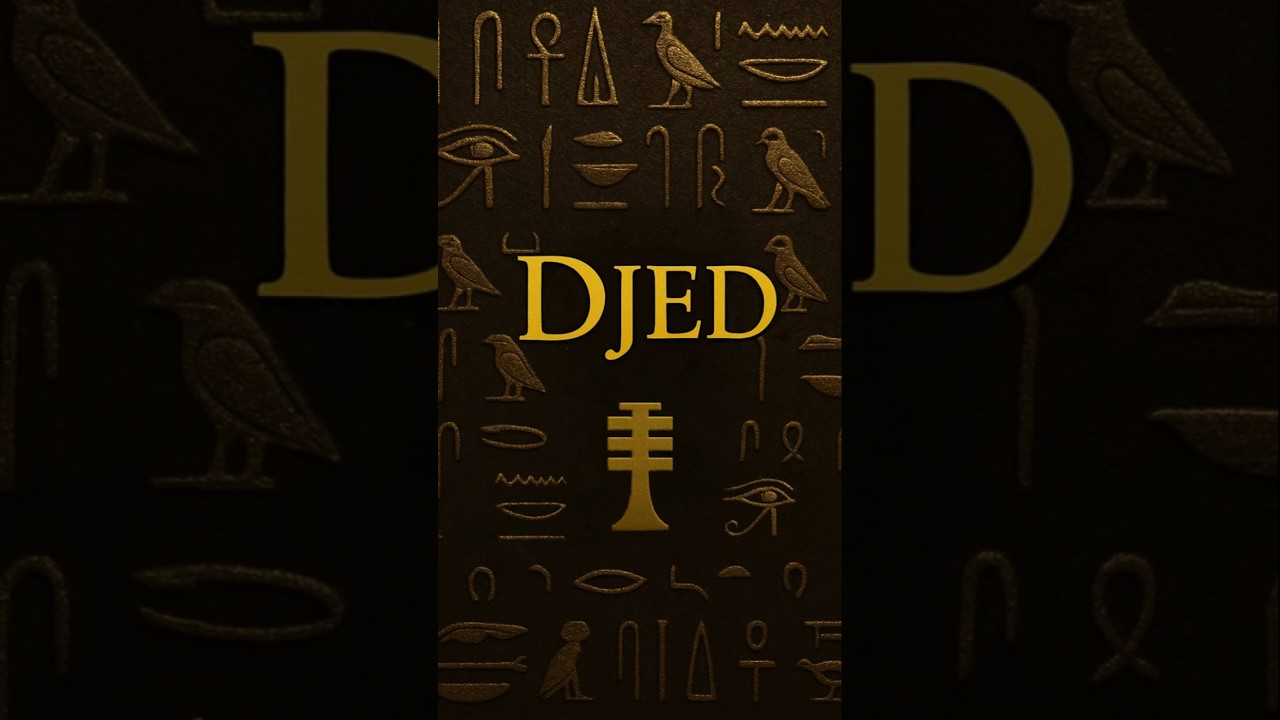 Djed: An ancient resurrection. #bookofthedead #Djed EgyptianMythology #PerHeka #SacredObjects