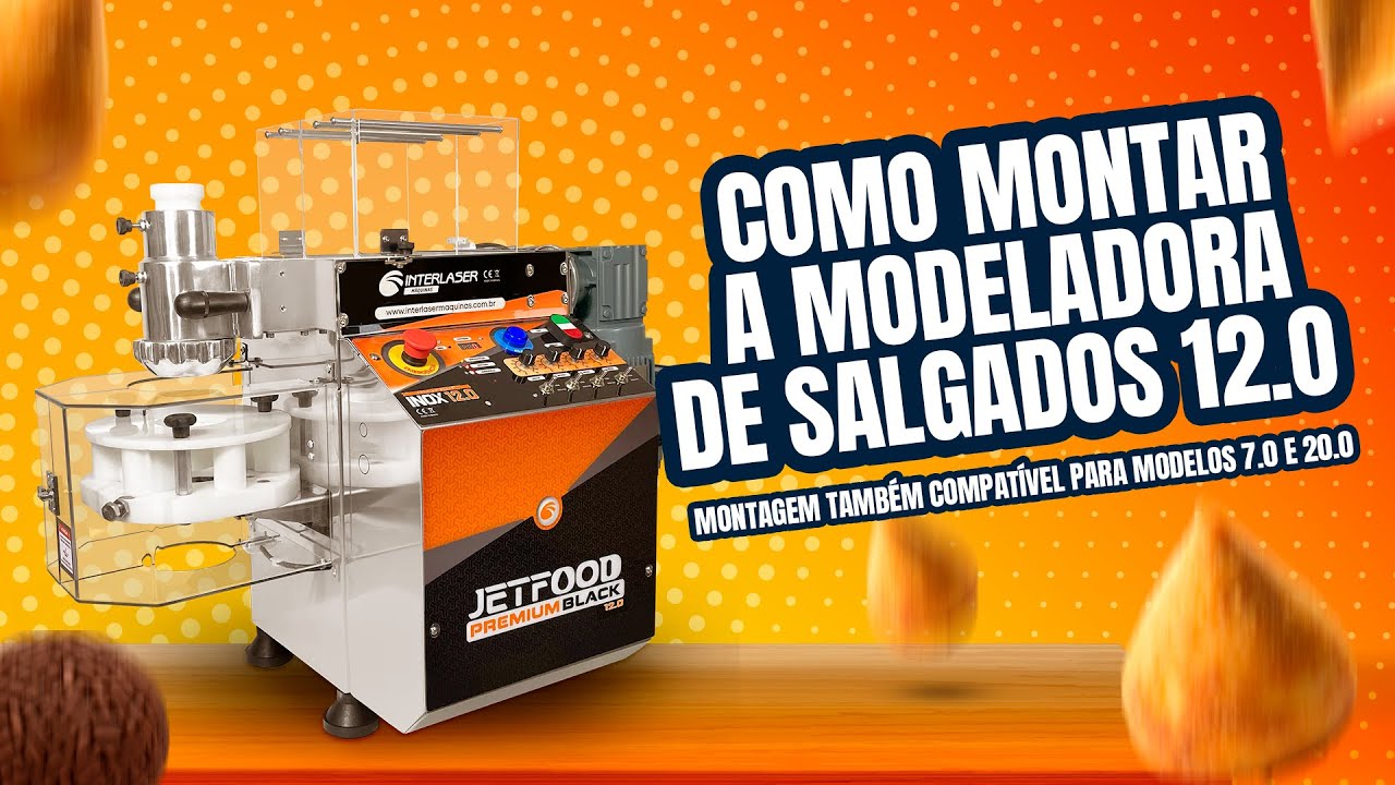 Passo a Passo: Montagem da Modeladora Jetfood Premium Black 12.0 | Interlaser Máquinas