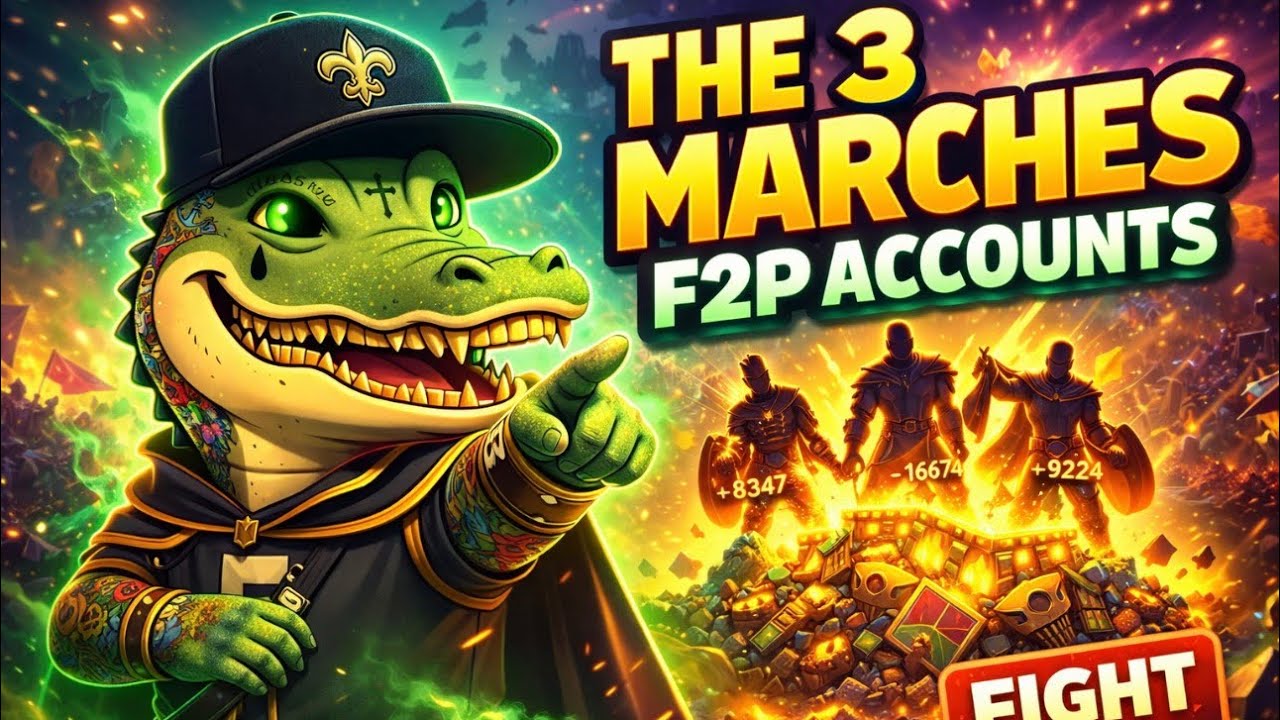 The 3 Marches That Carry F2P Accounts (Fight Me)