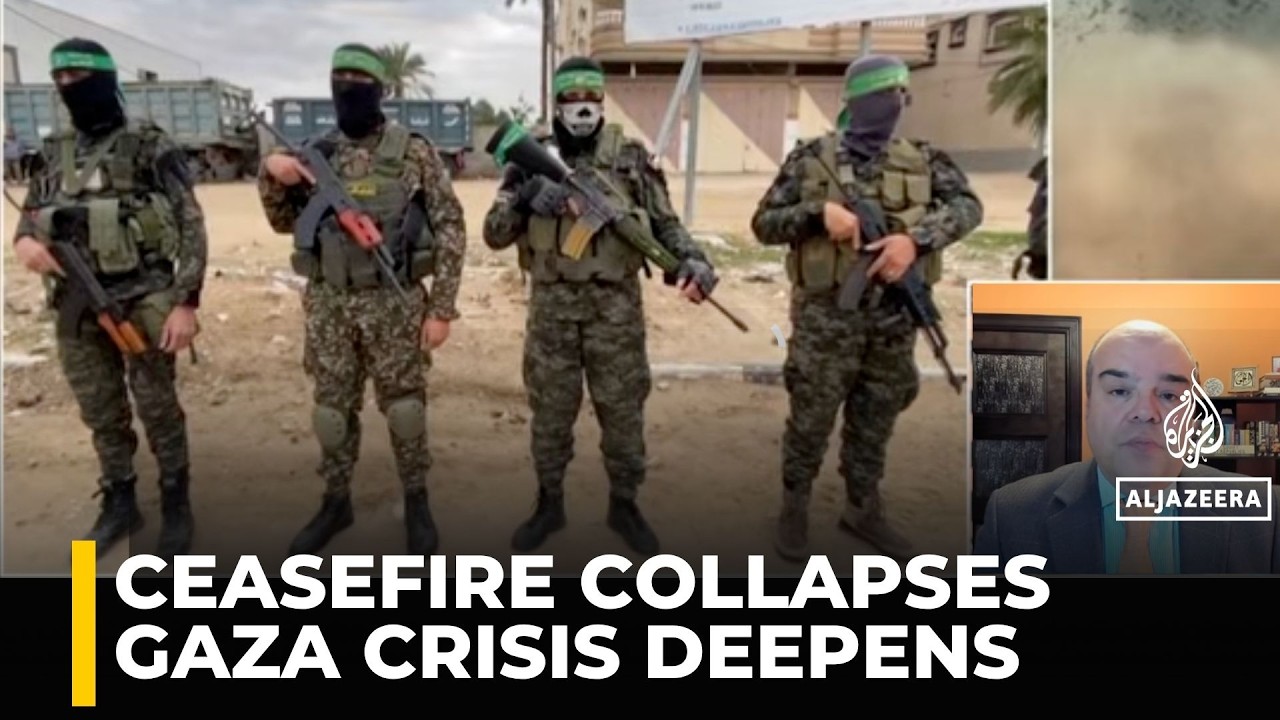 Gaza ceasefire talks stall: Hamas refuses disarmament as conflict escalates.