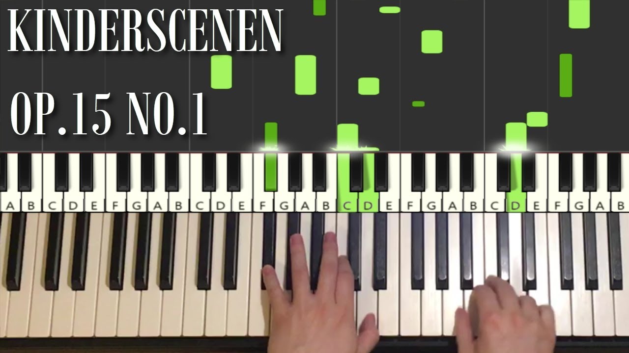 Schumann - Kinderszenen No. 1 (Piano Tutorial Lesson)