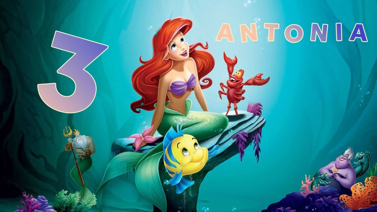 Antonia 3 anos - Festa da Pequena Sereia