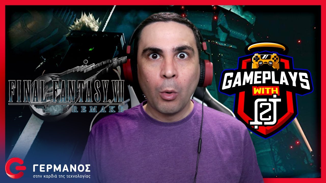 O 2J παίζει Final Fantasy VII Remake! | Gameplays with 2J GERMANOS
