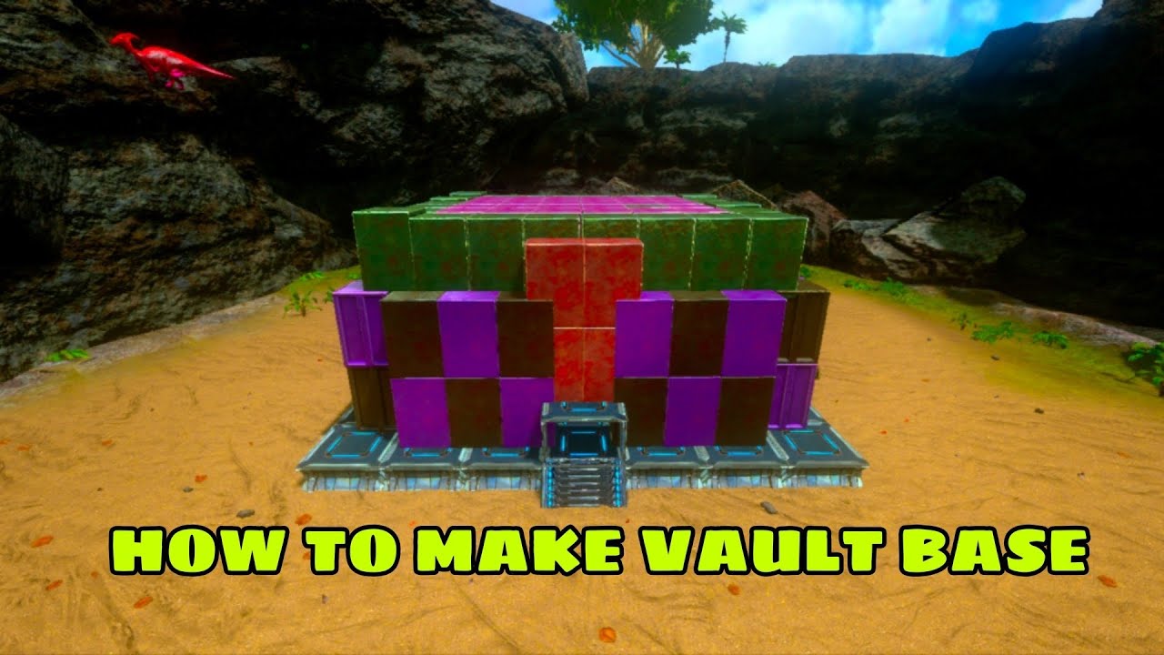 How To Make Vault Base || Easy Way To Making Vault Base #arksurvivalevolved